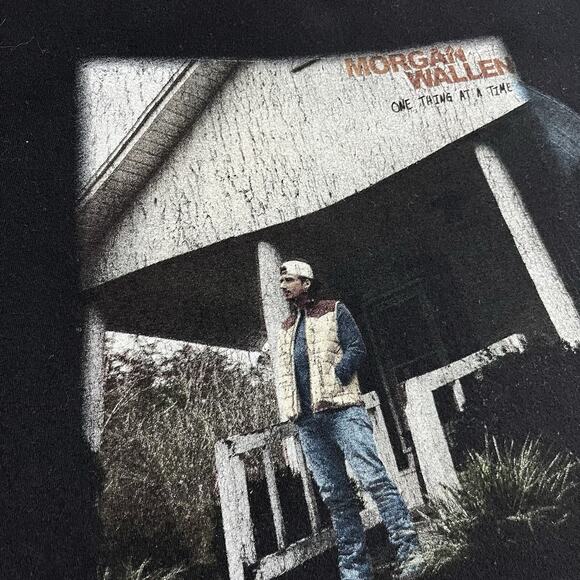 Morgan Wallen Shirt Mens S Country Music One Night at a Time Tour Graphic - Picture 8 of 11